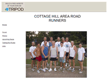 Tablet Screenshot of cottagehillrunners.tripod.com