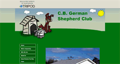 Desktop Screenshot of cbgermanshepherdclub.tripod.com