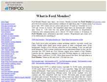 Tablet Screenshot of ford-mondeoii.tripod.com