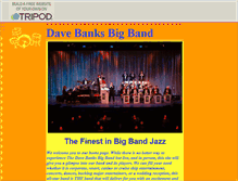 Tablet Screenshot of davebanksbigband.tripod.com