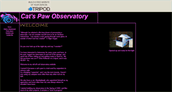 Desktop Screenshot of catspawobservatory.tripod.com