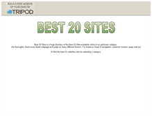 Tablet Screenshot of best20sites.tripod.com
