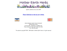 Tablet Screenshot of motherearthherbs.tripod.com