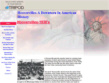 Tablet Screenshot of hoovervillehistory.tripod.com