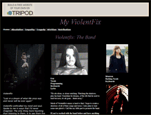 Tablet Screenshot of myviolentfix.tripod.com
