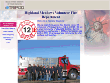 Tablet Screenshot of highlandmeadowsvfd.tripod.com