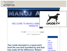 Tablet Screenshot of manojambat.tripod.com