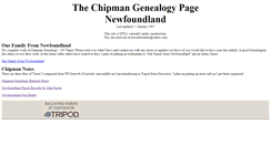 Desktop Screenshot of chipmangenealogy.tripod.com