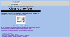 Desktop Screenshot of classicclawfoot.tripod.com