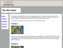 Tablet Screenshot of mini-altair.tripod.com