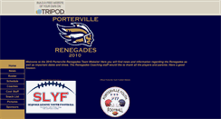 Desktop Screenshot of portervillerenegades.tripod.com