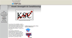 Desktop Screenshot of koskifitness.tripod.com