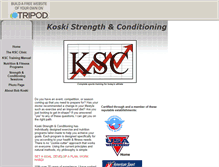 Tablet Screenshot of koskifitness.tripod.com