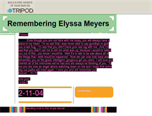 Tablet Screenshot of elyssamyers.tripod.com