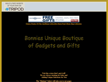 Tablet Screenshot of bonniesboutique.tripod.com