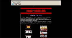 Desktop Screenshot of fuegoyrebeldia.tripod.com