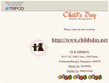 Tablet Screenshot of childsday.tripod.com