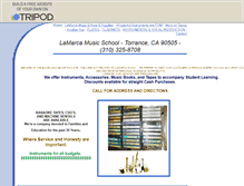Tablet Screenshot of lamarcamusic.tripod.com