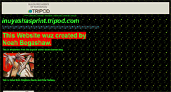 Desktop Screenshot of inuyashasprint.tripod.com