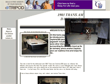 Tablet Screenshot of 1983pacecar.tripod.com