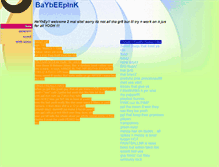 Tablet Screenshot of baybee98072.tripod.com