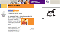 Desktop Screenshot of kenrich-nutrition.tripod.com