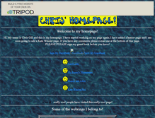 Tablet Screenshot of chris321.tripod.com