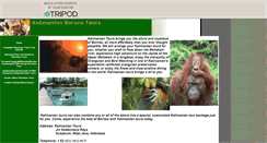 Desktop Screenshot of kalimantan-tours.tripod.com