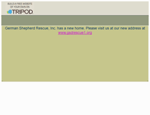 Tablet Screenshot of gsdrescue1.tripod.com