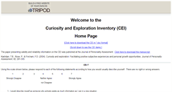 Desktop Screenshot of ceicuriosity.tripod.com