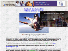 Tablet Screenshot of aardvarkskydiving.tripod.com