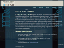 Tablet Screenshot of corporativohtt.mx.tripod.com