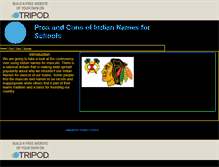 Tablet Screenshot of indianschools.tripod.com