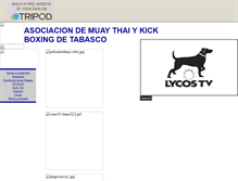 Tablet Screenshot of muaythai.mx.tripod.com