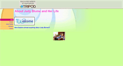 Desktop Screenshot of judyblume123.tripod.com