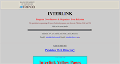 Desktop Screenshot of interlink2000.tripod.com
