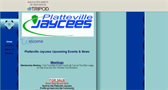 Desktop Screenshot of plattevillejaycees.tripod.com