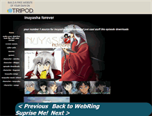 Tablet Screenshot of inuyasha1111.tripod.com