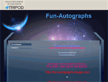 Tablet Screenshot of fun-autographs.tripod.com