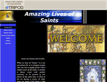 Tablet Screenshot of livesofsaints.tripod.com