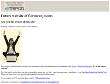 Tablet Screenshot of florencenjmoms.tripod.com
