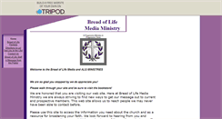 Desktop Screenshot of breadoflifemediaministry.tripod.com