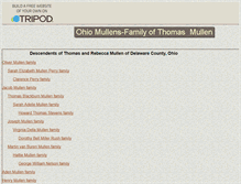 Tablet Screenshot of ohmullens.tripod.com