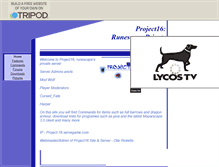 Tablet Screenshot of project-16.tripod.com