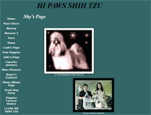 Tablet Screenshot of hipawsshihtzu.tripod.com