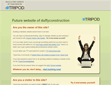 Tablet Screenshot of duffyconstruction.tripod.com