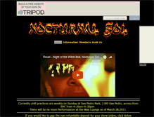 Tablet Screenshot of nocturnal-sol.tripod.com