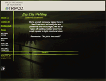 Tablet Screenshot of baycitywelding.tripod.com