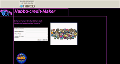 Desktop Screenshot of habbo-credit-maker.yk.tk.tripod.com