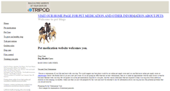 Desktop Screenshot of petmedication.tripod.com